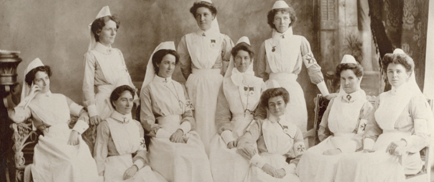 Royal District Nursing Society group portrait